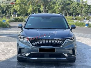 Xe Kia Carnival Signature 2.2D 2022 Xanh, Nội Thất Nâu