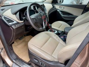 Xe Hyundai SantaFe 2.2L 4WD 2016 Nâu, Nội Thất Kem