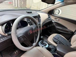 Xe Hyundai SantaFe 2.4L 4WD 2018 Đen, Nội Thất Kem