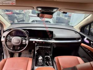 Xe Kia Carnival Signature 2.2D 2022 Xanh, Nội Thất Nâu