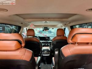 Xe Kia Carnival Signature 2.2D 2022 Xanh, Nội Thất Nâu